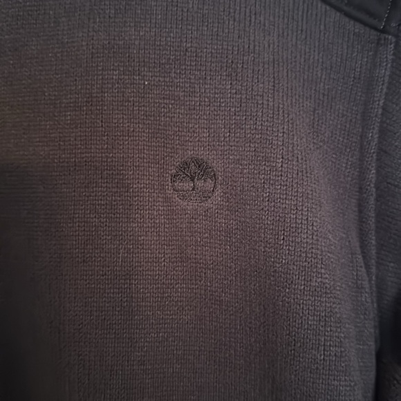 Timberland hooded black charcoal zip up jacket NWT M - Picture 3 of 9